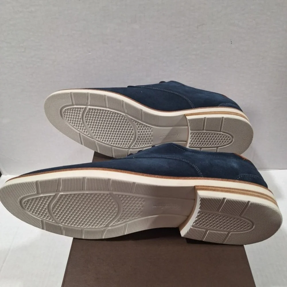 Florsheim HIGHLAND Plain Toe Oxford Men's Size 8.5 Color Navy Blue Suede New Box